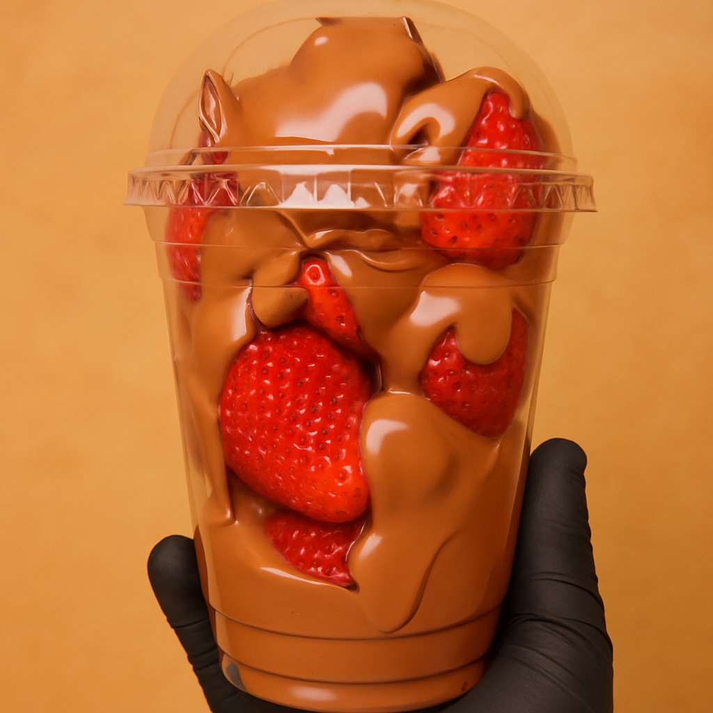 Strawberries in Milk Chocolate